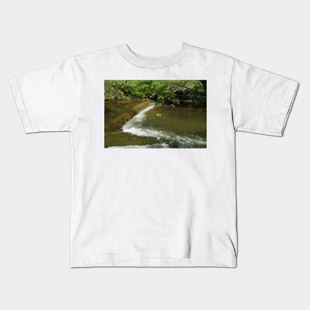 Brighton Dam MD stream Kids T-Shirt by PugDronePhotos